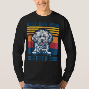 Best Lhasa Apso Mum Ever Dog Mum Mother's Day T-Shirt