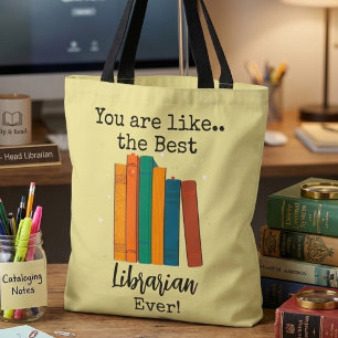Best Librarian Ever Gift Tote Bag