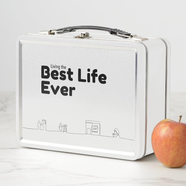 Best Life Ever - Customisable Metal Lunchbox (In Situ)