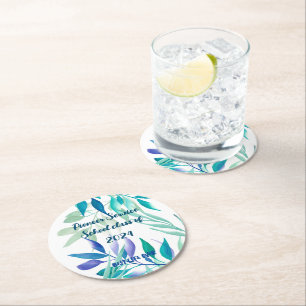 Best Life Ever - Pioneer School Round Paper Coaster