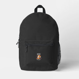 Best life with Akita Tank Top Printed Backpack