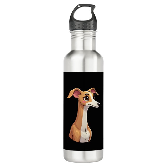 Best life with Arabian Greyhound Long Sleeve T-Shi 710 Ml Water Bottle (Front)