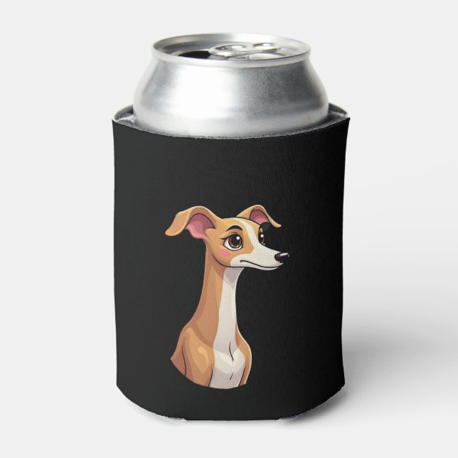 Best life with Arabian Greyhound Long Sleeve T-Shi Can Cooler (Can Front)