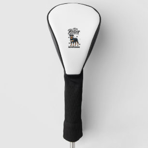 Best life with Beauce Sheepdog  Golf Head Cover