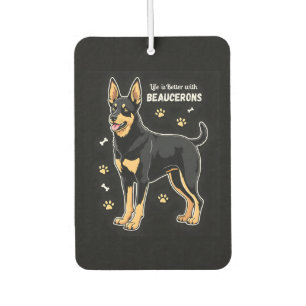 Best life with Beauce Sheepdog Tank Top Car Air Freshener