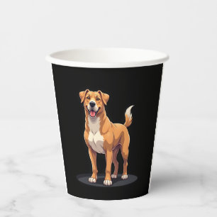 Best life with Dogo Canario Long Sleeve T-Shirt Paper Cups