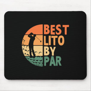 Best Lito By Par Golfing Funny Golf Golfer Mouse Mat