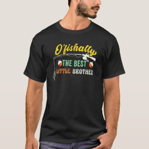 Best Little Brother Fishing Bro Cute Fisherman Fis T-Shirt