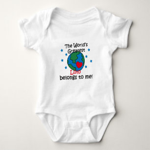 Best Lolo Belongs to me Baby Bodysuit