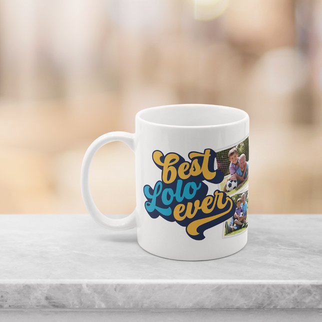 Best Lolo Ever | Grandpa Photo Coffee Mug (Creator Uploaded)