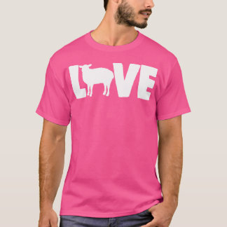 Best Love Sheep Women Funny Sheep Love T-Shirt