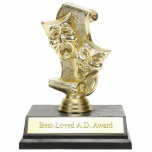 Best-Loved AD Award Standing Photo Sculpture<br><div class="desc">A perfect gift for that terrific assistantbdirector!</div>