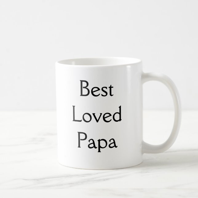 Best Loved Papa Coffee Mug (Right)