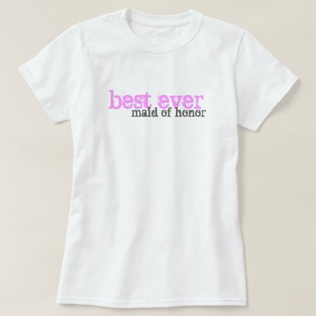Best Maid of Honour T-Shirt (Design Front)