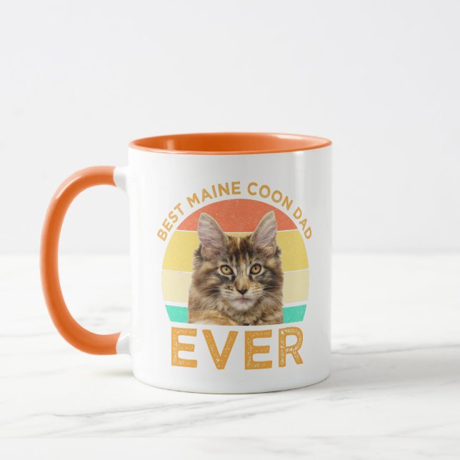 Best Maine Coon Dad Ever Mug (Left)