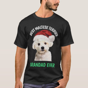 Best Maltese Terrier Grandad Ever T-Shirt