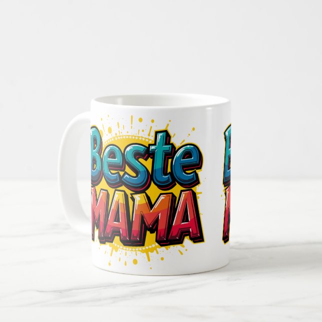 Best Mama 1 Coffee Mug (Front Left)