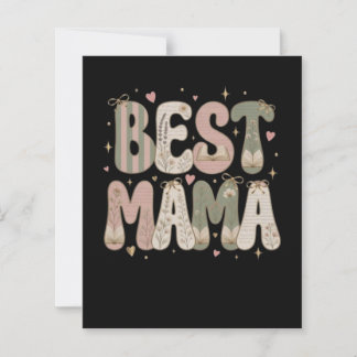 Best Mama Bookish Floral Literary Design