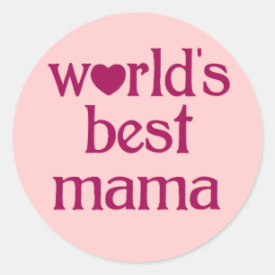 Best Mama Classic Round Sticker