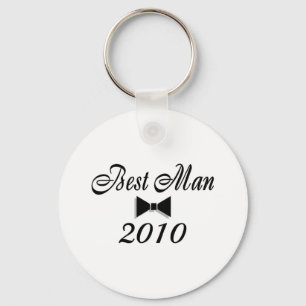 Best Man 2010 Bow Key Ring