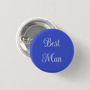 Best Man 3 Cm Round Badge