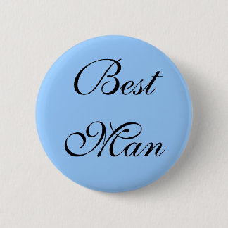 Best Man 6 Cm Round Badge