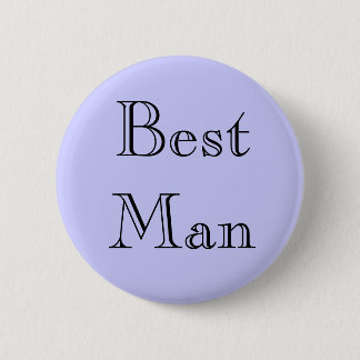 Best Man 6 Cm Round Badge