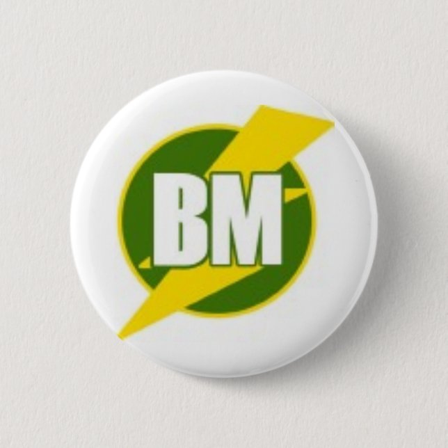 Best Man B/M 6 Cm Round Badge (Front)
