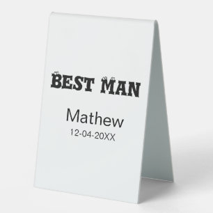 Best man bachelor party add name date simple sdon'
