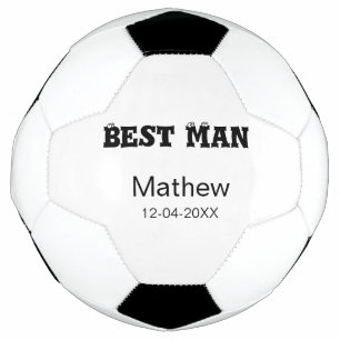 Best man bachelor party add name date simple sdon' football
