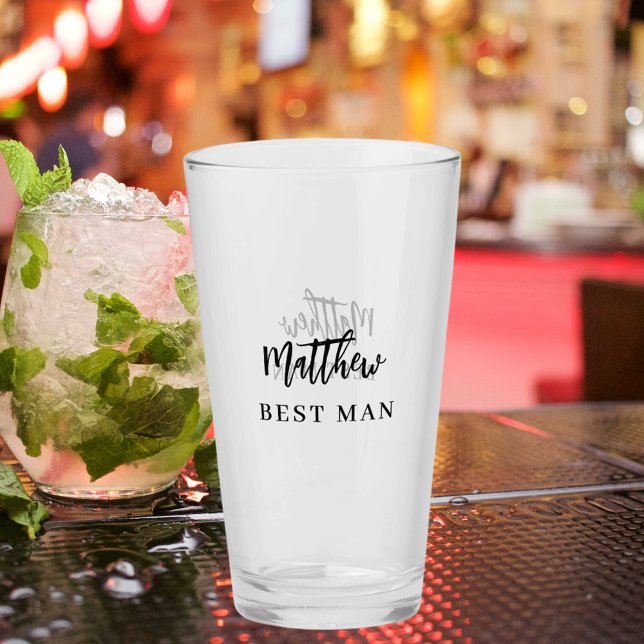 Best Man bachelor party Glass (Creator Uploaded)