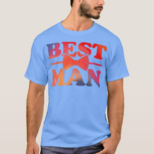 Best Man Bachelor PartyGradient Colour T-Shirt