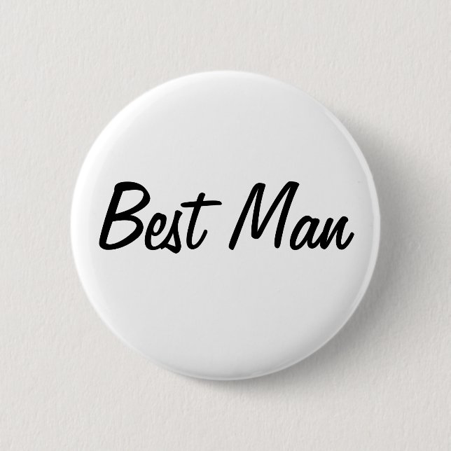 Best Man Badge (Front)