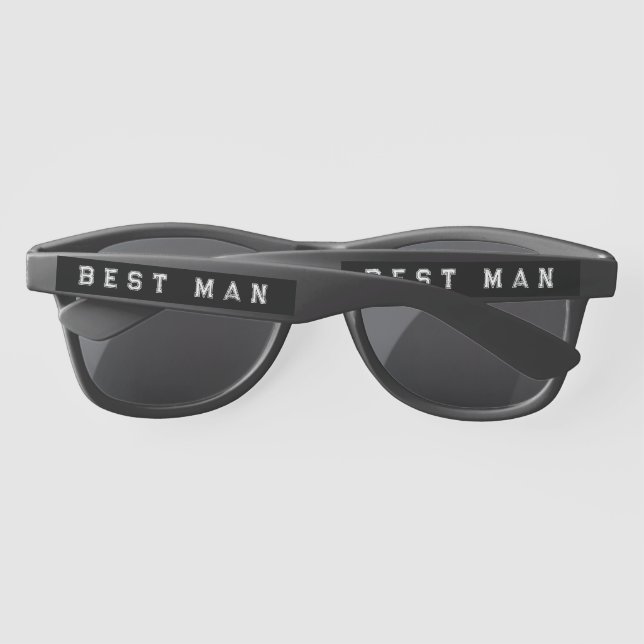 Best Man Black Sunglasses (Back)