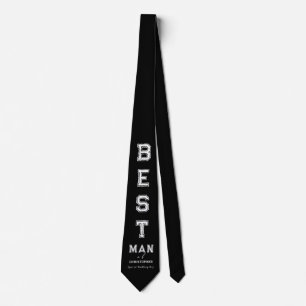 Best Man Black Tie