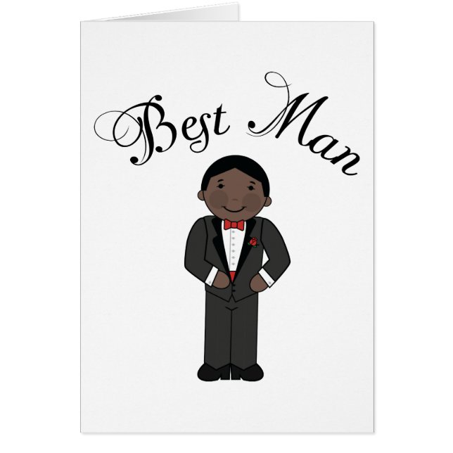 Best Man (Black) Wedding (Front)