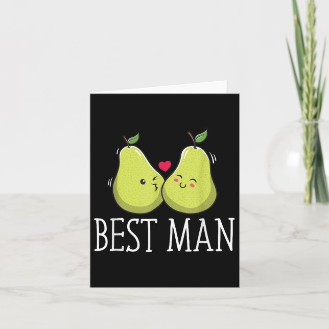 Best Man Bridesman Groomsmen Best Guy Groomsman _1 Card (Front)