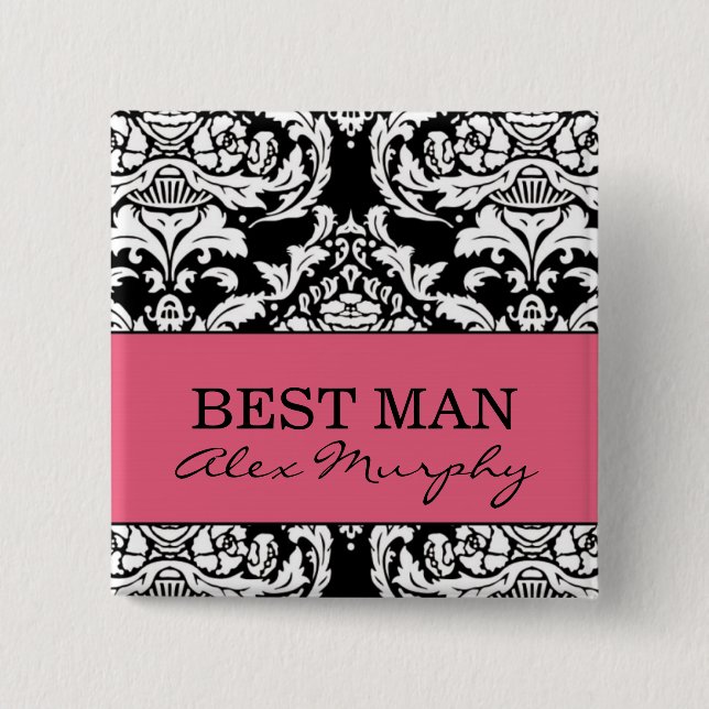 Best Man Button (Front)