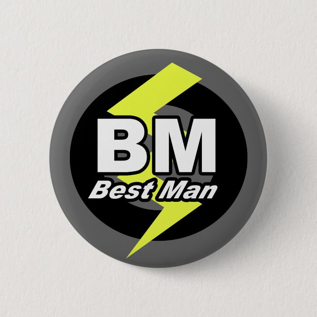 Best Man Button (Front)