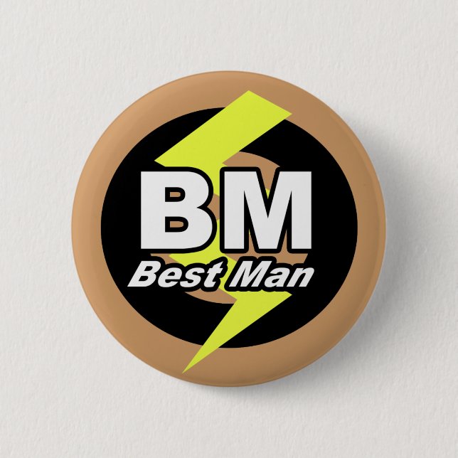 Best Man Button (Front)