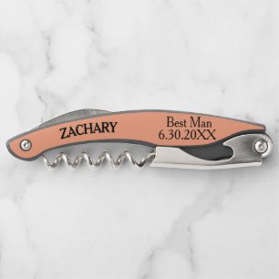 Best Man Cantaloupe Wedding  Corkscrew