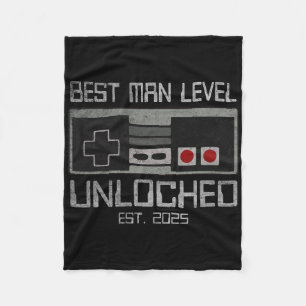 Best Man Chelor Party 2025 Gamer Husnd Wedding For Fleece Blanket