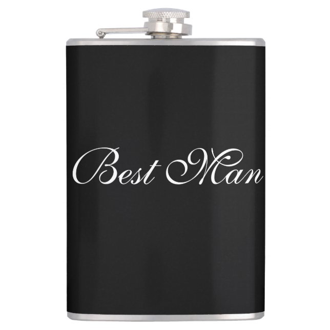 Best Man Flask (Front)