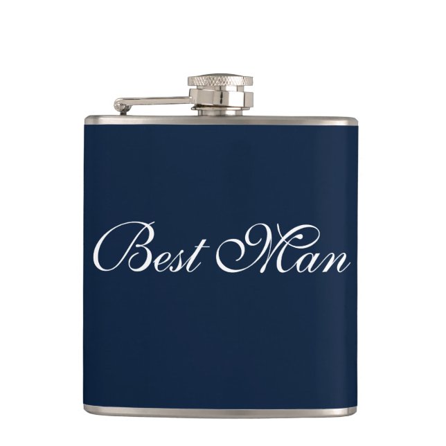 Best Man Flask (Front)