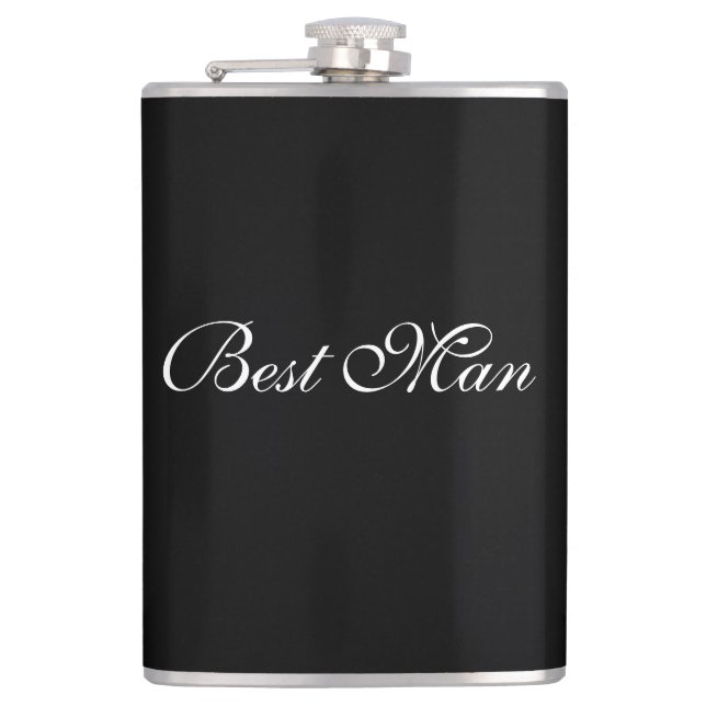 Best Man Flask (Front)