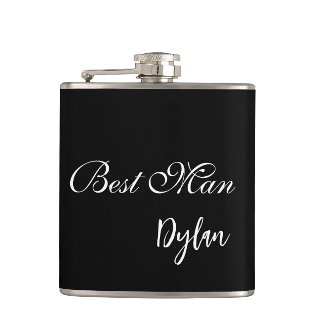Best Man Flask (Front)