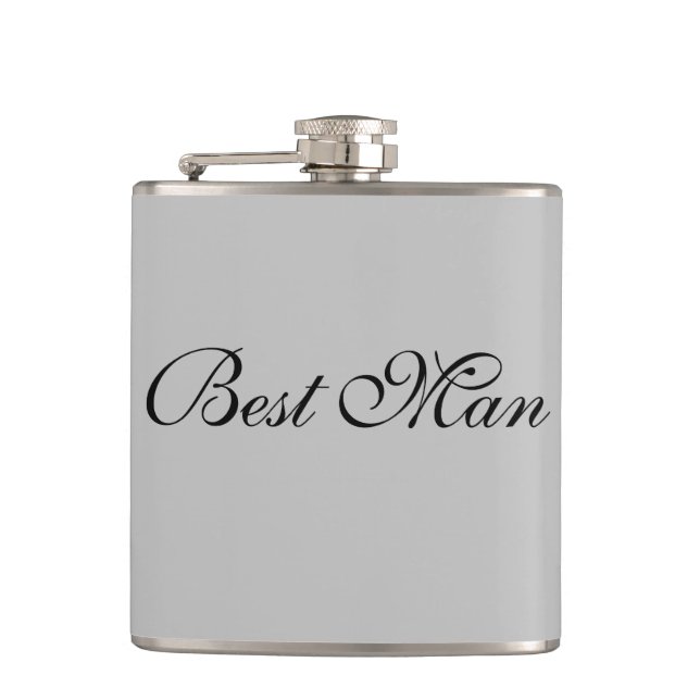 Best Man Flask (Front)