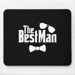 Best Man Friends Groom Bride Wedding Couple Bachel Mouse Mat