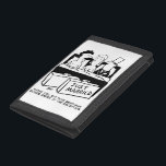 Best Man Gift - Wedding Night with Bride & Groom Trifold Wallet<br><div class="desc">The Best Man,  or Groomsman,  is in bed with the Bride and and Bridegroom after a wedding on their Wedding Night,  or Honeymoon. The Bridegroom has to remind him that his wedding duties finished at the wedding reception! Best man gift.</div>