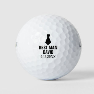 Best Man Grooms Man Men Gifts Party Favour Wedding Golf Balls